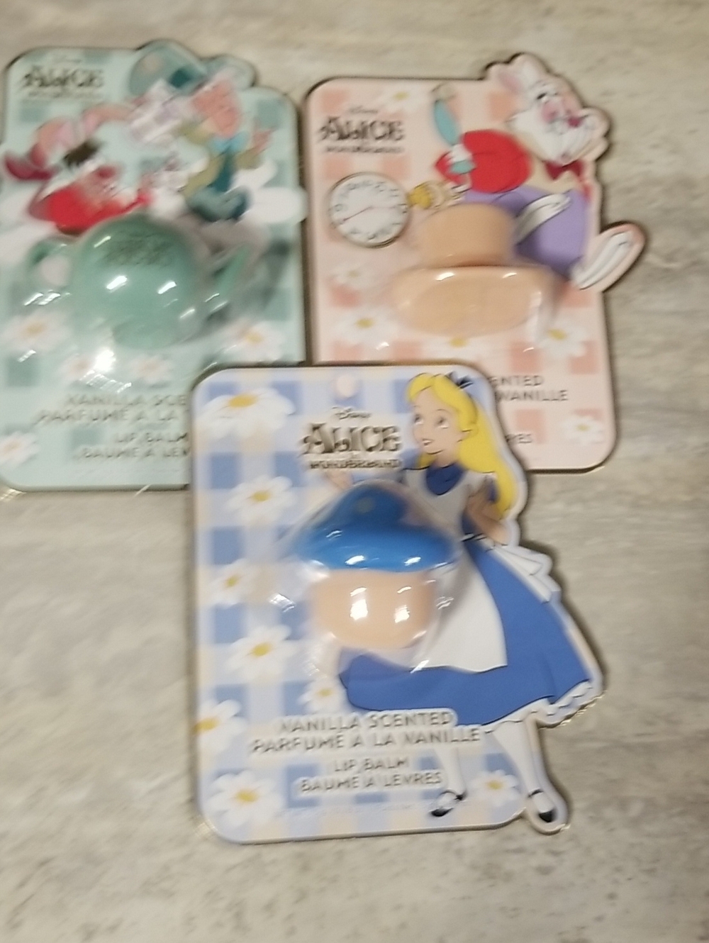 Disney Alice in Wonderland Lip Balm Trio